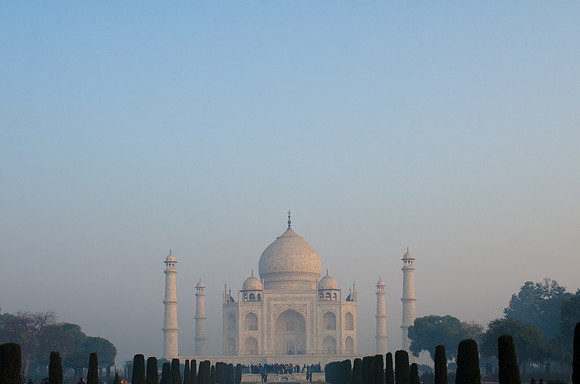 Taj Mahal through the Fog | Agra, India