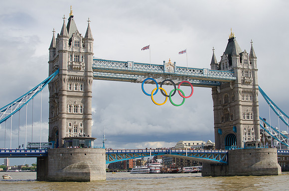 Olympic Rings | Tower Bridge, London, England